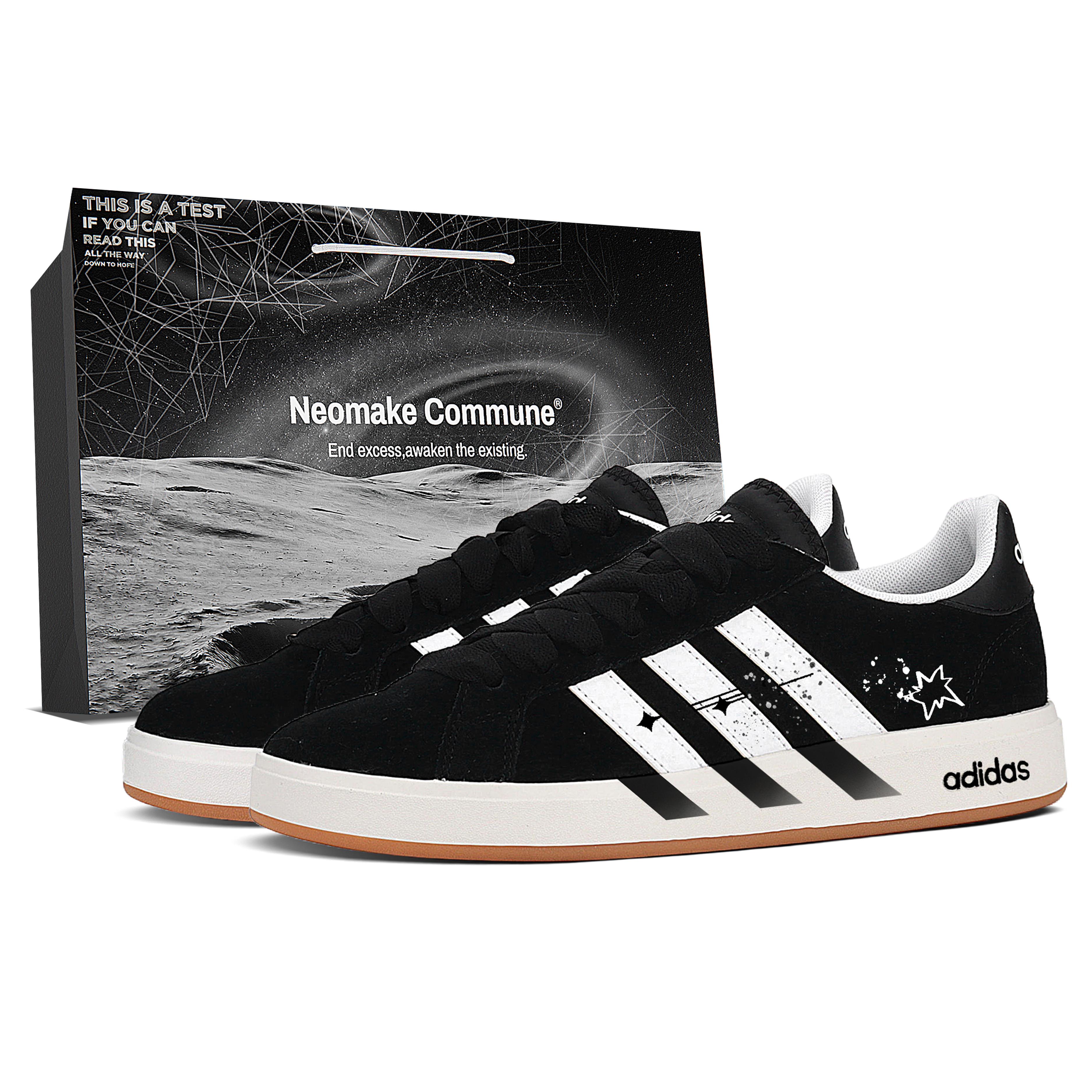 

Adidas GRANDCOURT ALPHA 00s Rubber Low top Adidas Shoes Unisex Black JP6335(Team1762-LD) 41⅓