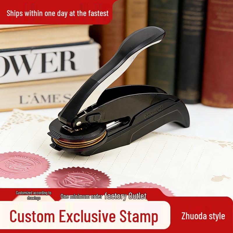 Zhuoda Handheld Steel Stamp: Portable Custom Engraving & Embossing Machine for Wedding Logo & Texture Design