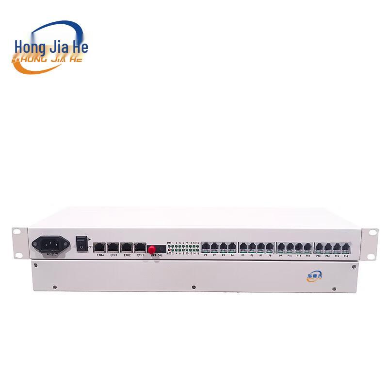 JH-P16FE4 16-Channel Telephone Optical Transceiver with 4-Port Ethernet