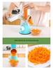 First-Gen Hand-Crank Multifunctional Vegetable Cutter & Grater