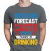 Weekend Forecast Darts With A Chance Of Drinking Funny Novelty Mens TShirts6NE