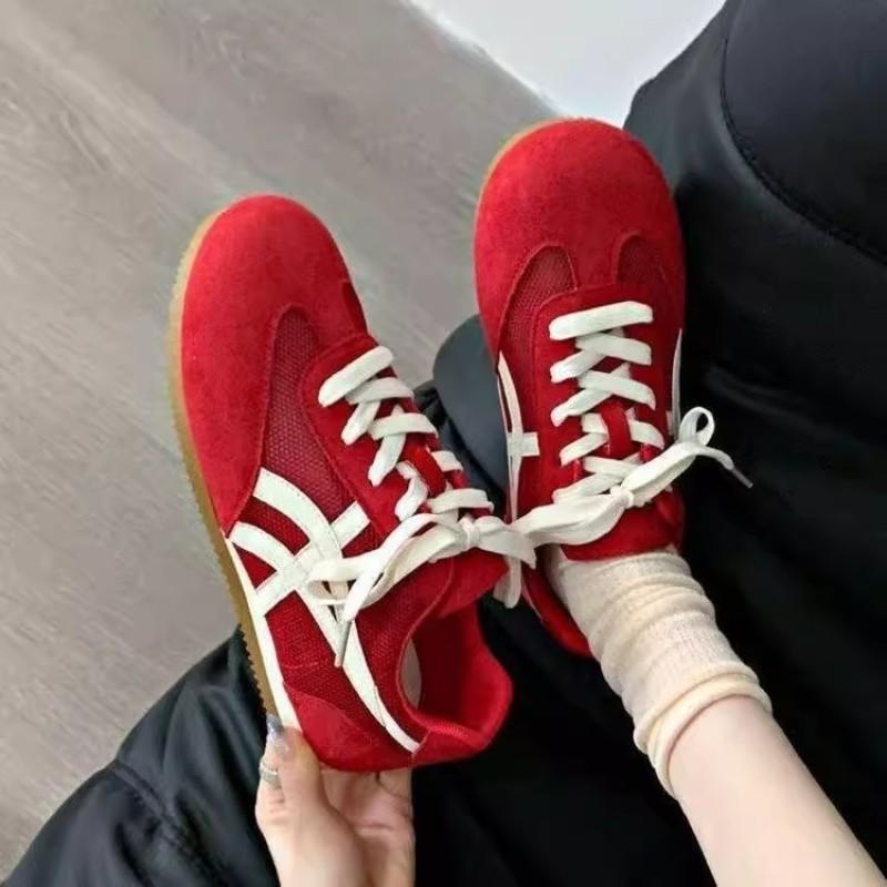 Breathable mesh flats spring and summer new versatile student sports and leisure shoes