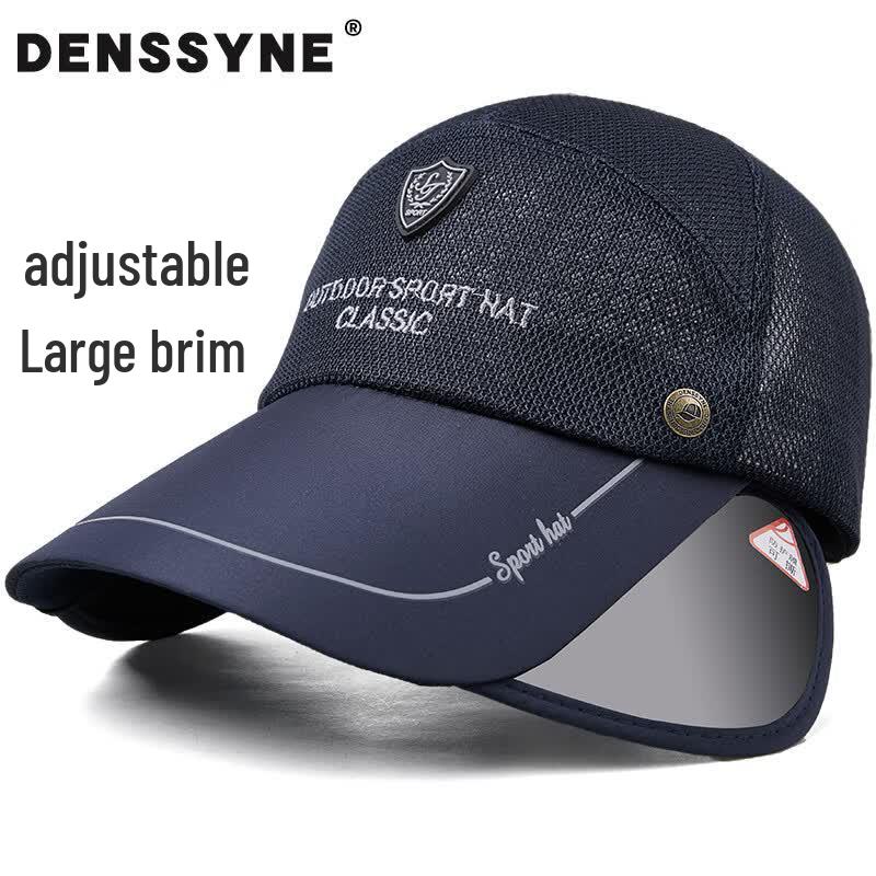 Desina Unisex Outdoor Summer UV Protection Wide Brim Mesh Sun Hat One Size (55-60cm)