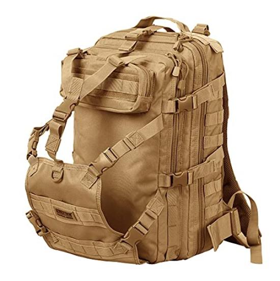 Seibertron Full Helmet Bike Helmet Waterproof Khaki Motorcycle/Cycling Bag, Face/Half Backpack, Rucksack, Basketball/Football Pack,