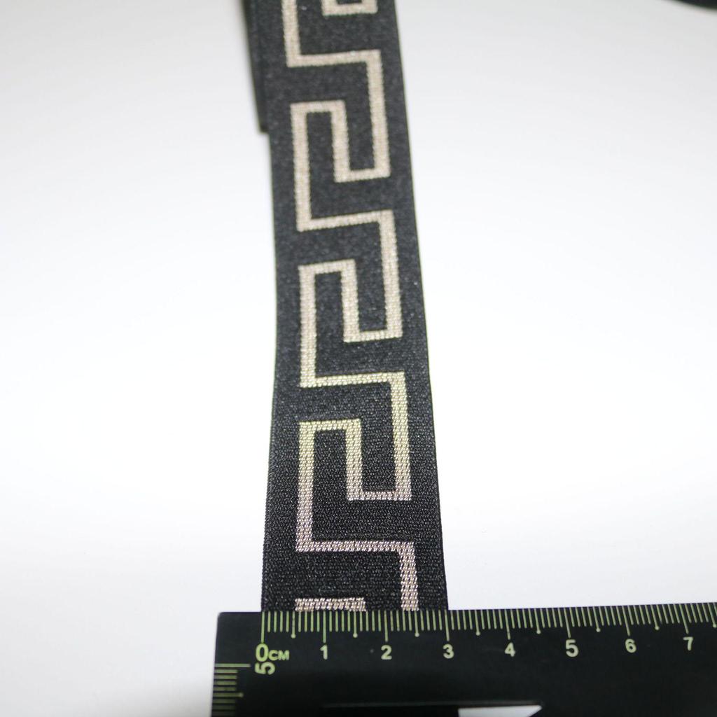 Jacquard de Fil d'Or Ceinture Élastique pour Pantalons & Jupes