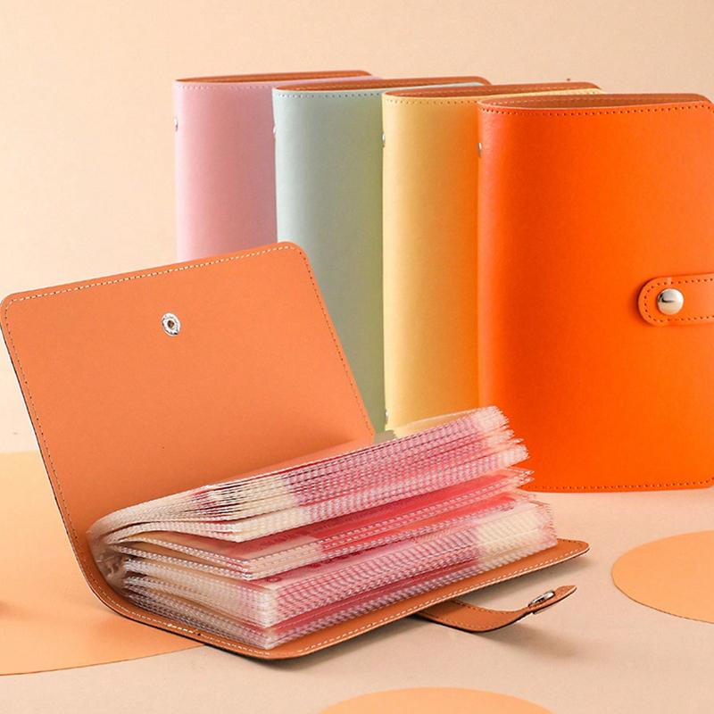 100pcs Envelopes Value Challenge Refillable Binder Money Saving Binder, Multi-Functional Loose-Leaf Storage Pouch, Portable Organizer,School Supplies