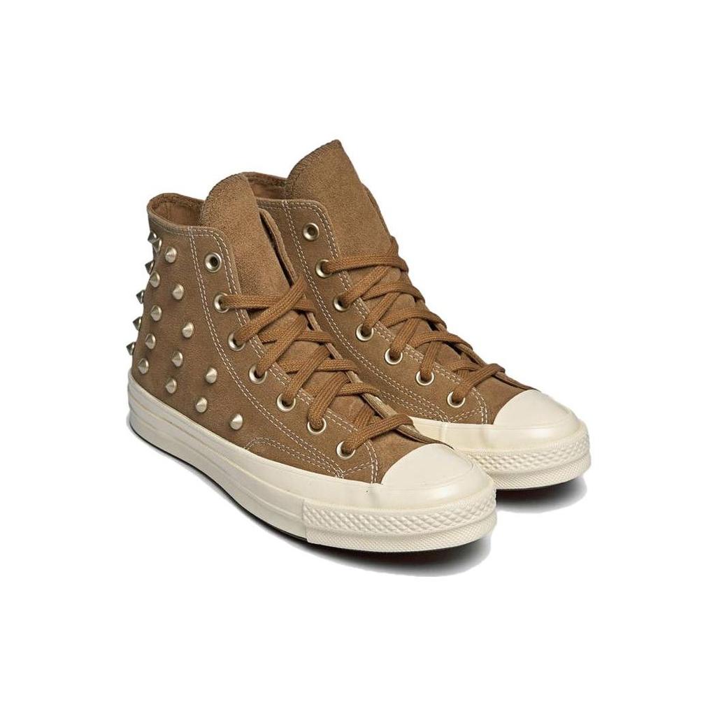 Converse Chuck Taylor All Star 1970s Casual Comfortable Leather High Top Canvas Shoes Women Sneakers Brown A04273C