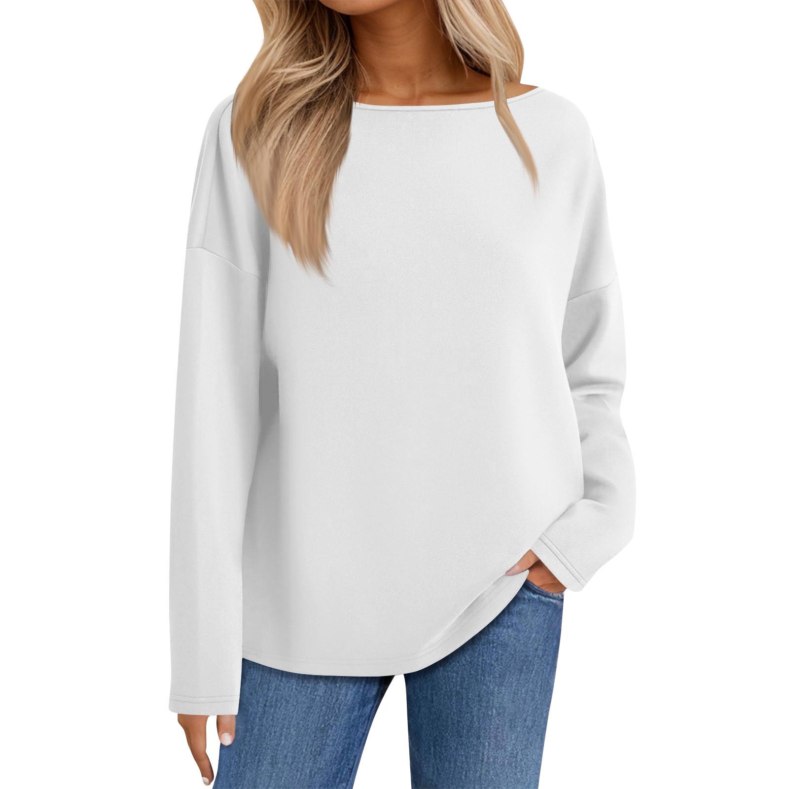 

Женский повседневный полосатый пуловер, рубашка с длинным рукавом, толстовка большого размера XL белый