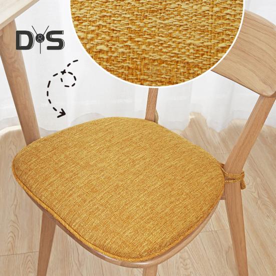 Winter Seat Cushion Stuffed Anti-slip Bottom Detachable Slow Rebound Pressure Relief Seat Pad Thickened Living Room Office Chair Sofa Cushion