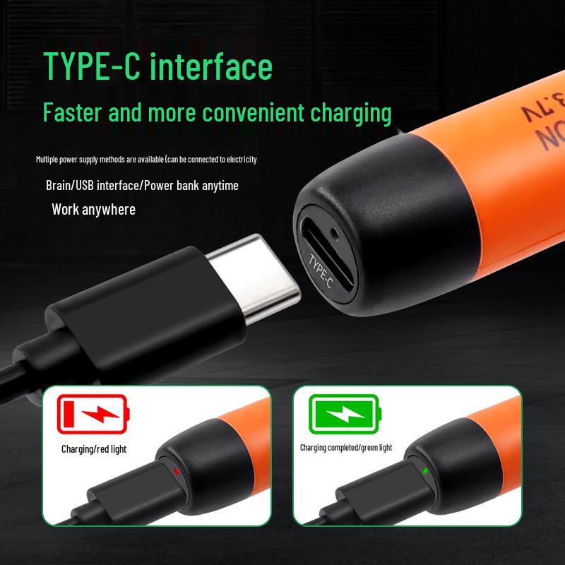 Digitalanzeige Akku USB Lötkolben Set - Tragbares Haushaltsreparaturwerkzeug