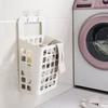 Draining Holes Wall Mount Basket Folded Dirty Laundry Organizer Dirty Laundry Basket  Living Room