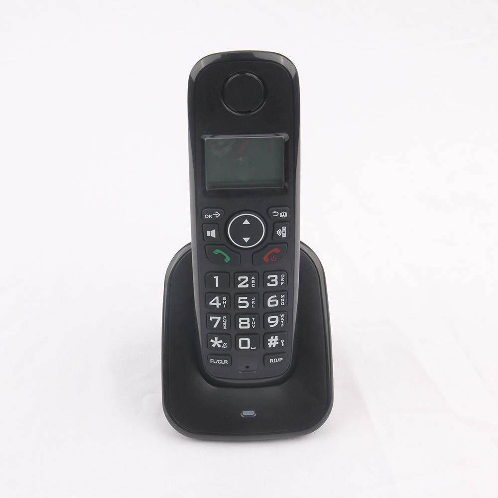D1001 Cordless Landline Home Office Desk Phone with Caller Recognition Sound and Noise Reduction Function