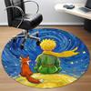 1pc Little Prince Office Round Area Rug, Under Office Chairs Bedroom Living Room Home Decor, Available in Various Sizes