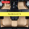 FTCHAAER autokoberce pro Citroen DS DS3 DS4 DS5 DS7 DS9 Foot Coche Příslušenství