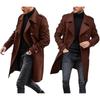 Thicken Warm Wool Blended Men's Overcoat Autumn Winter Casual Men Jacket Outerwear For Dropshipping Wholesale