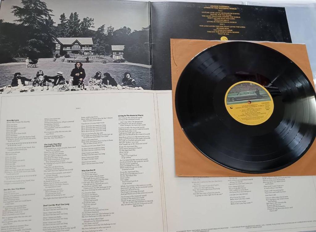 [USED] LP Record Album George Harrison 4 pieces