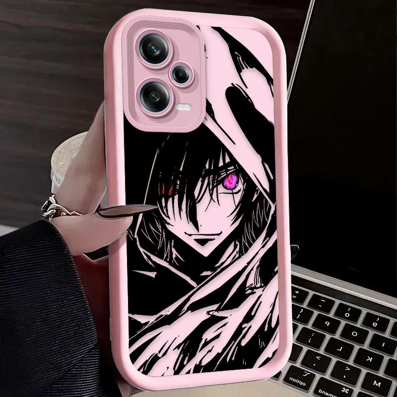 Anime CODE GEASS Lelouch Soft Case For Xiaomi Redmi Note 13 14 12 11 Pro Plus 5G 12S 11S 10S 10 9 Redmi 14C 13C 12C 12 4G A3 A3X