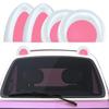2Pcs Paste Solar Cat Ears/Bear Ears Cartoon Luminous Exterior Ornaments  Car Modified