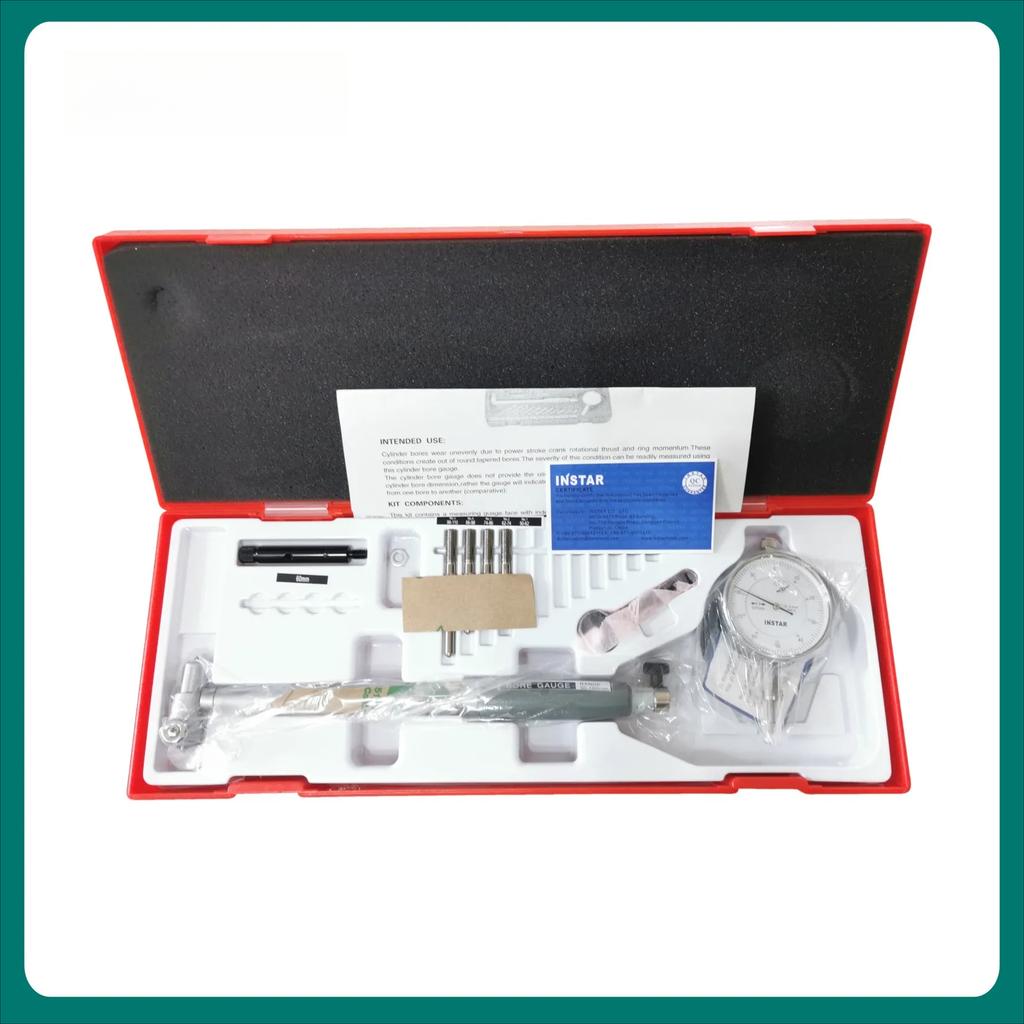 Messuhr-Bohrungsmessgerät, 10–18 mm, 0,01 mm, kleines Zifferblatt, stoßfest, Messuhr in Industriequalität, 18–35 mm, 50–160 mm, DIN-Standard