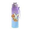 Cartoon Letter Printed Lovely A-Z 750ml Water Bottle Large Capacity Drinking Cup Portable Outdoor Sports Water Cup Children Gift