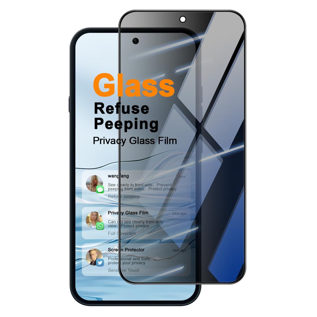 Nothing Phone 4a 5G Glass IMAK Privacy Temper Glass Full Screen Coverage Film Support Fingerprint Unlocking