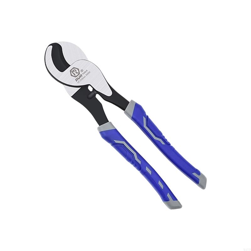 Professional 10inch Wire Rope Cutter With Ergonomic Grip Multifunction Pliers For Electricians And Construction Workers M4YD