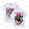 Kimetsu No Yaiba Cartoon T-shirt Aesthetics Vintage Kanroji Mitsuri Fashion Y2K Tops Short Sleeve Japanese Styles Men Women Tee