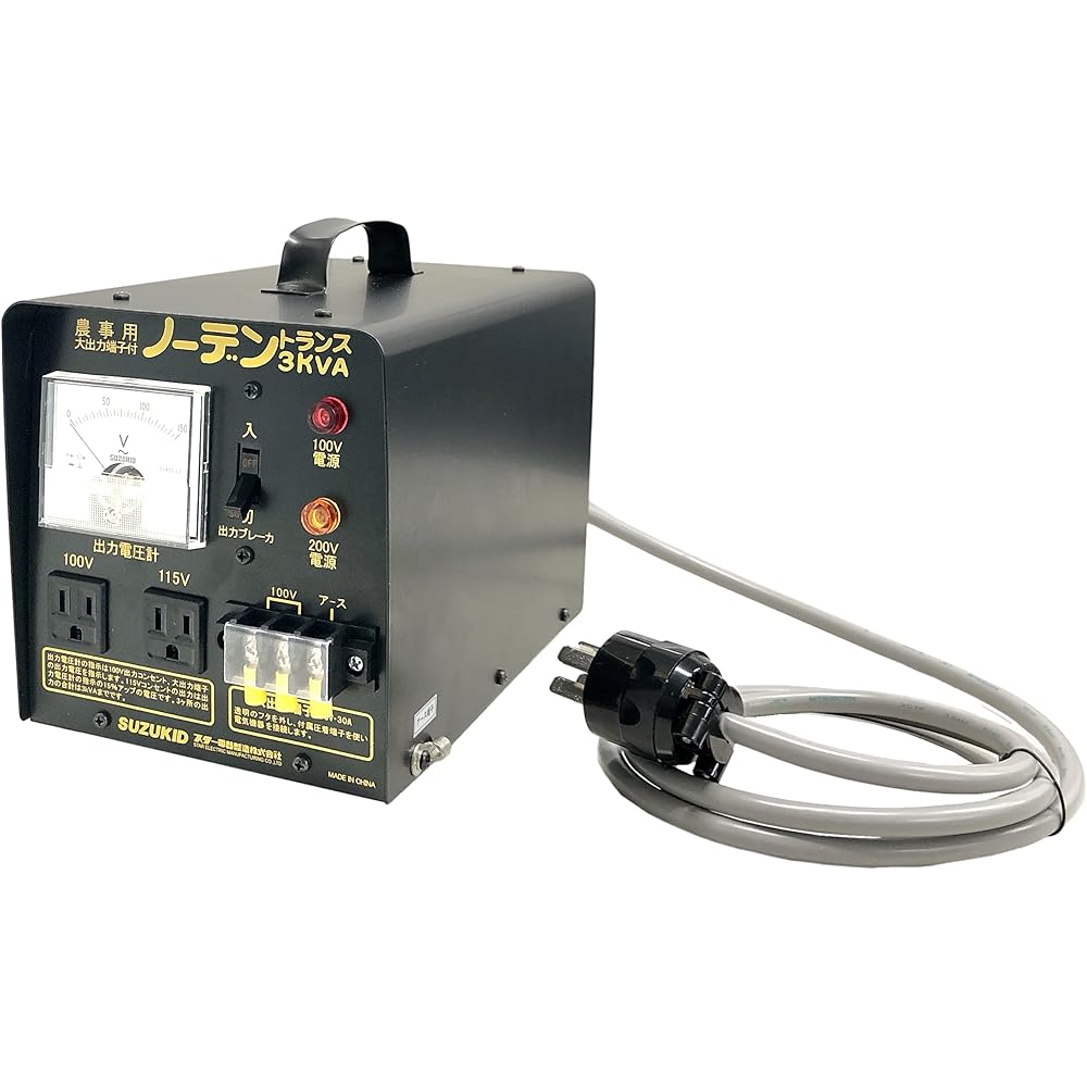 SUZUKID Norden Trans Portable Transformer, Step-Up/Step-Down, SNT-312
