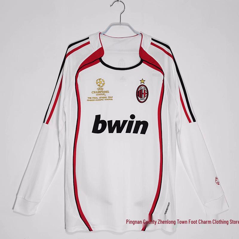 AC Milan Jersey Collection: Home & Away with Kaka & Ronaldo, 06/07 - 13/14