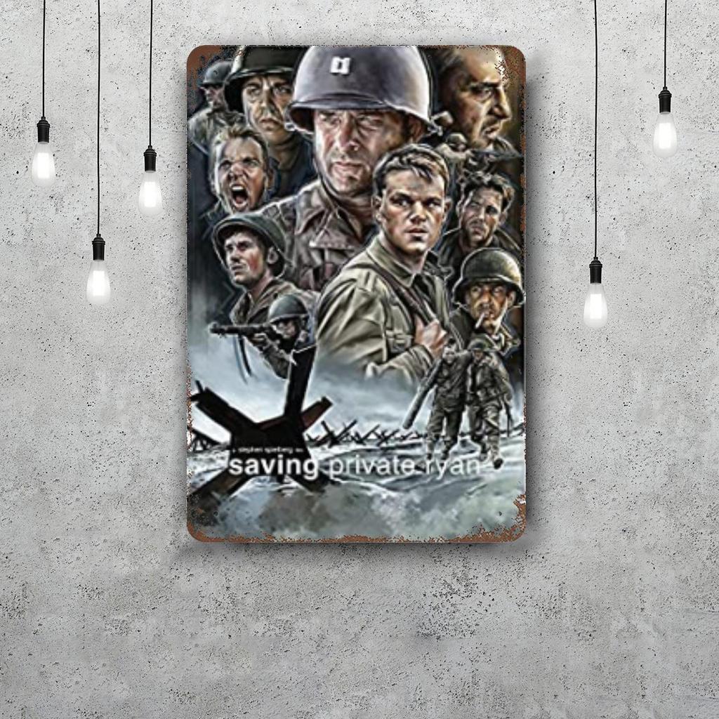 Band of Brothers Classic Poster Rusty Metal Plaque Retro Decorative Plate Bar Man Cave Garage Club Metal Sign Wall Decoration