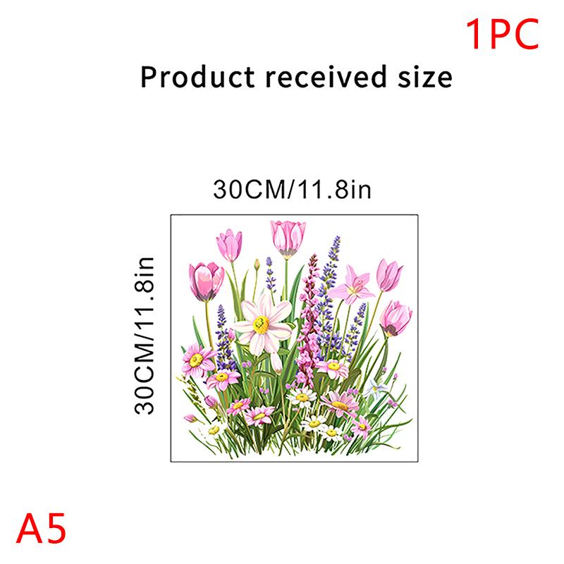 Green Plant Leaves Wall Sticker Bathroom Toilet Sticker Wc Self Adhesive Mural Beautify Flower Home Decoration Decals Bathroom
