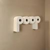 Yousheng Poop Toilet Paper Holder Decorative Toilet Paper Dispenser Toilet Roll Holder Holds 4 Rolls for Bathroom Decor Housewarming Gift