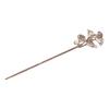 Exquisite Metal Hairpin Elegant Vintage Flower Hair Stick Girls Trendy Hair Decor Accessories Jewelry Hairpin