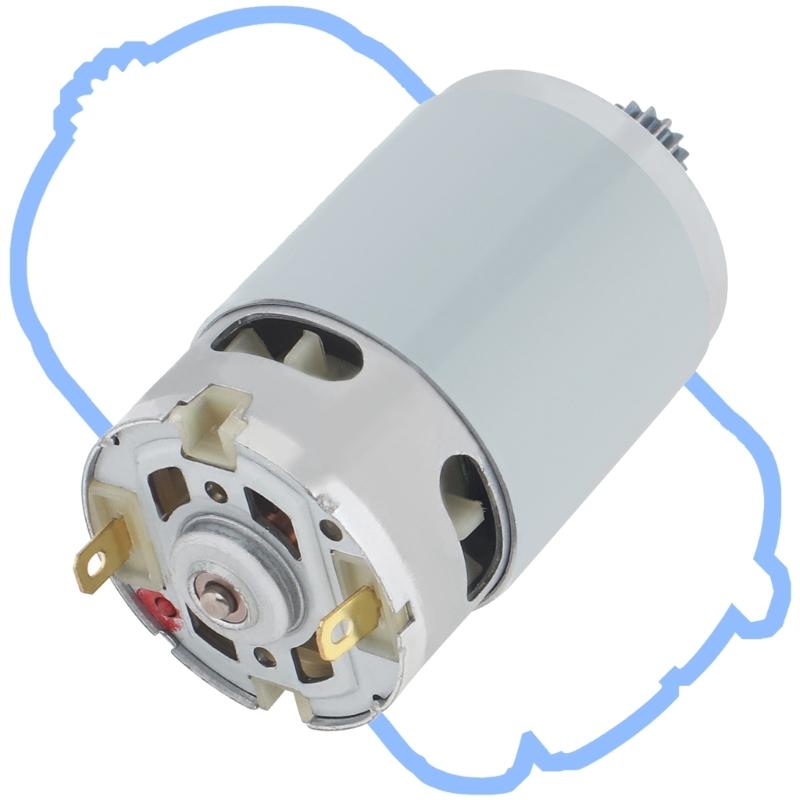 strong  12 Teeth Metal Gear Motor High Torque Designs Electric Drill Replacement Motor Easy to Carry for Power Tool
