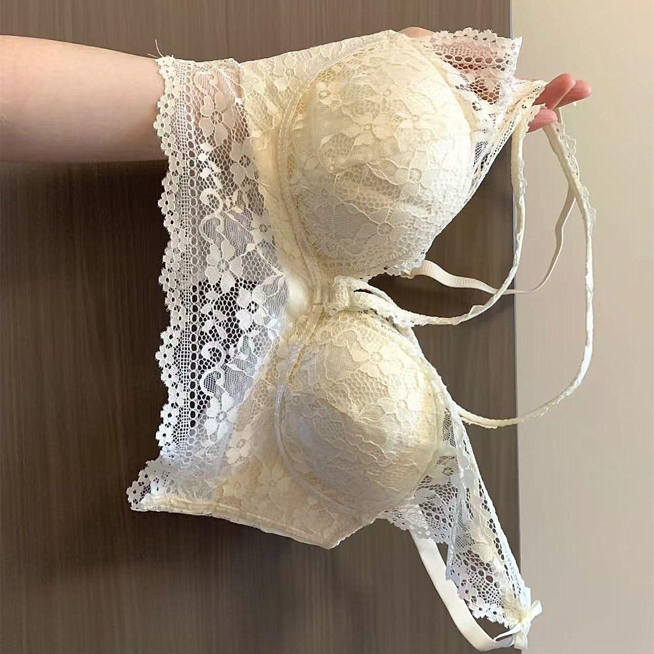 

Women Black Bras Lace Push Up Underwear Beauty Back Lingerie 34/75AB