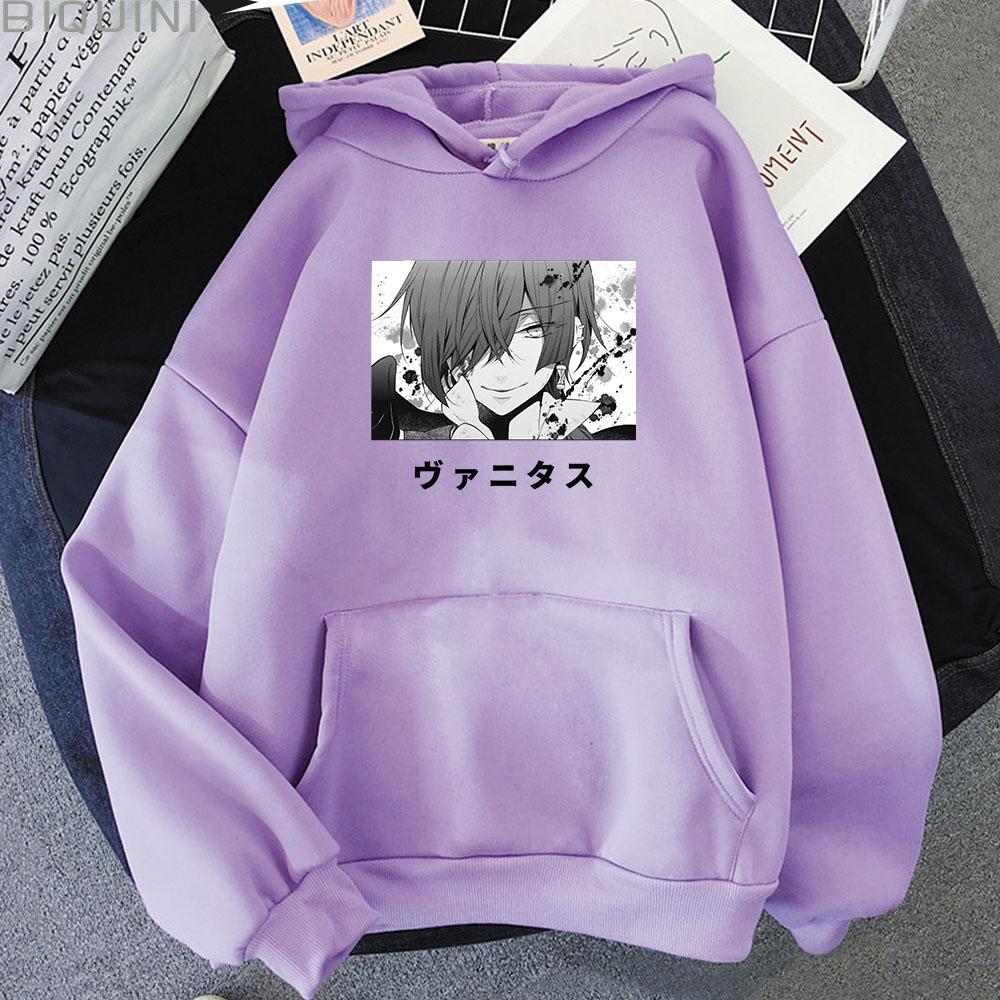 Vanitas no Carte Hoodie Comic Oversize Sweatshirt Wo Unisex Vintage The Case Study of Vanitas Hoodies Mode Unisex Harajuku y2k Tops