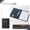 Raymay Fujii ZeitVektor A4 Leather Report Pad, Navy, ZVP701K