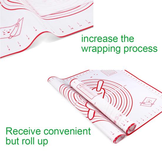 Baking Cushion Non-stick with Scale Silicone Kneading Rolling Dough Mat