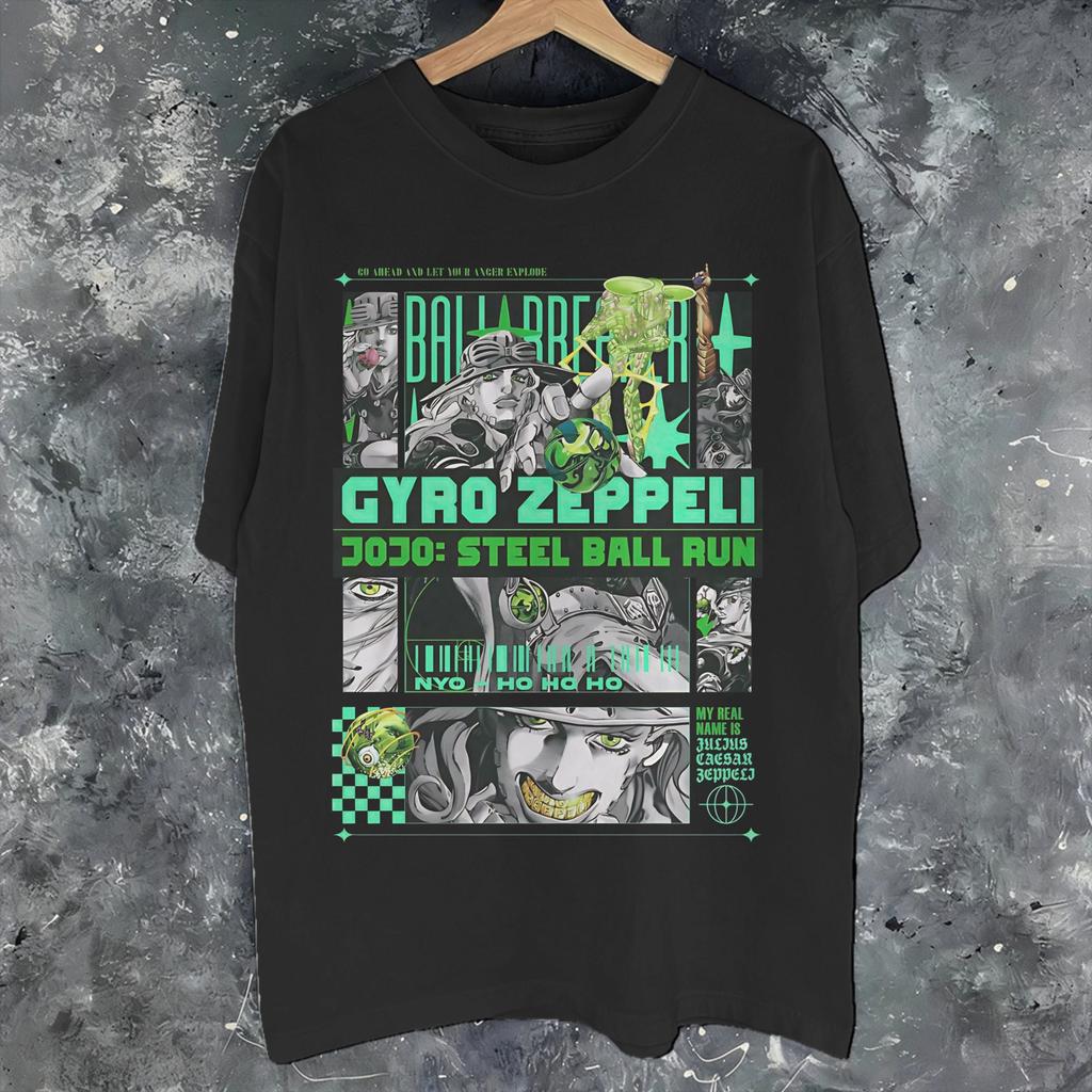 Jojo7 Steel Ball Run Sbr 7 Graphic Printing T Shirt For Unisex Unisex Pure Cotton Tee Shirt Clothes