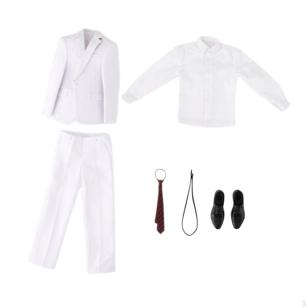 1/6 Herrenpuppen-Bekleidungsset, Vollanzug für 12'' Actionfiguren