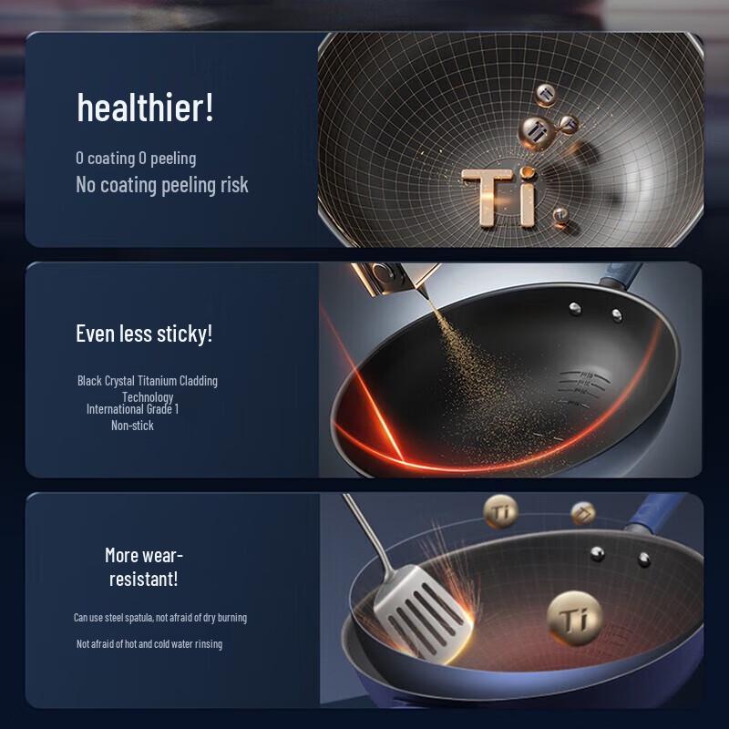ASD Titanium Non-stick Wok