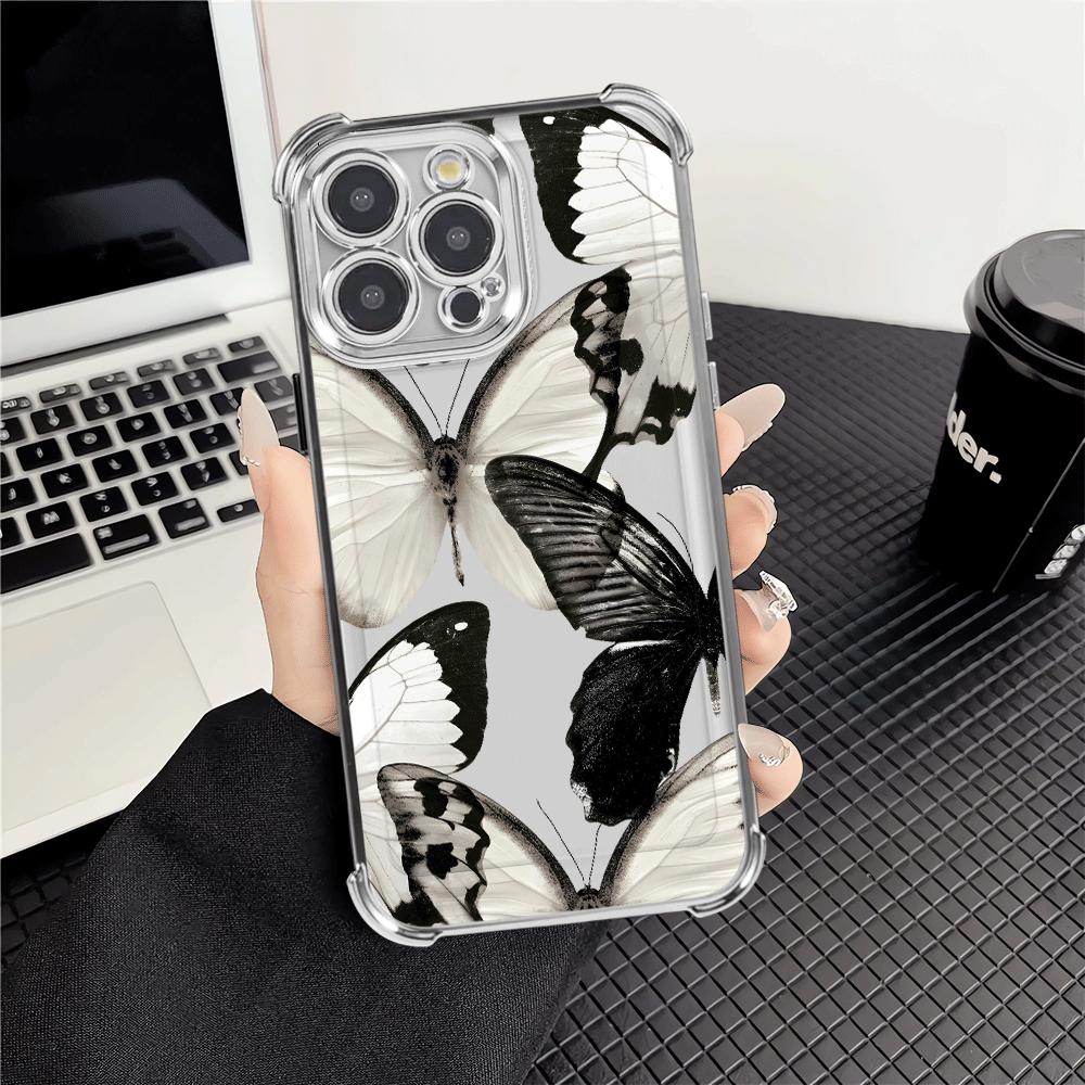 Creative Butterfly Case for Apple iPhone 17 Pro Max Air 15 13 12 Plus 16e 16 Pro 11 14 Phone Cover