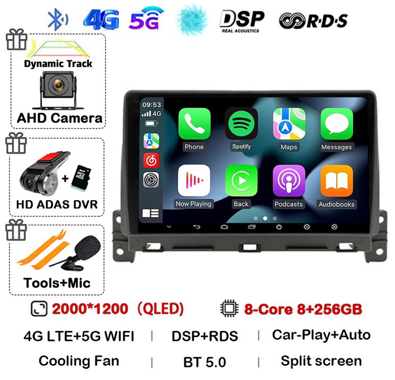 Android 14 Carplay Auto Car Radio For Great Wall Wingle 7 2018 2019 2020 Stereo Video GPS Navigation WIFI Multimedia Player DSP