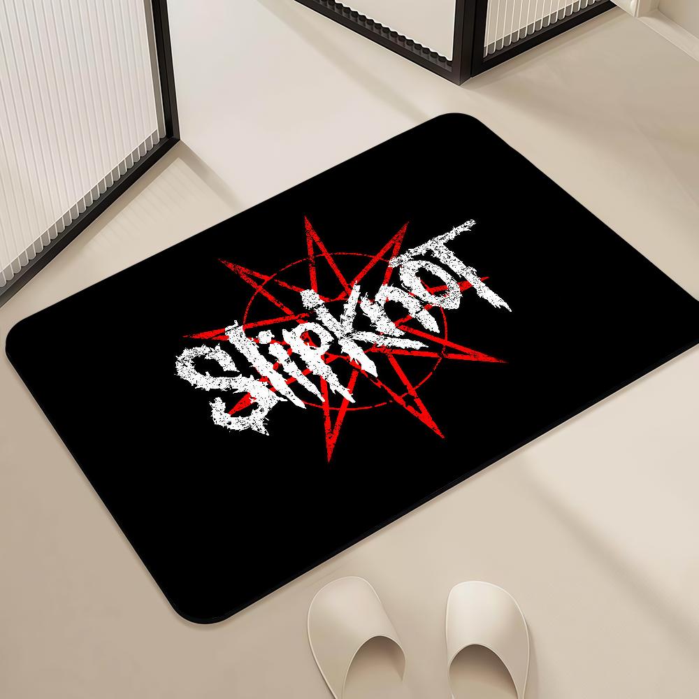 Heavy Door Mat Bedside Entrance Bath Floor Decoration Corridor Band Door S-Slipknot Mat Carpet Living Metal Room Balcony