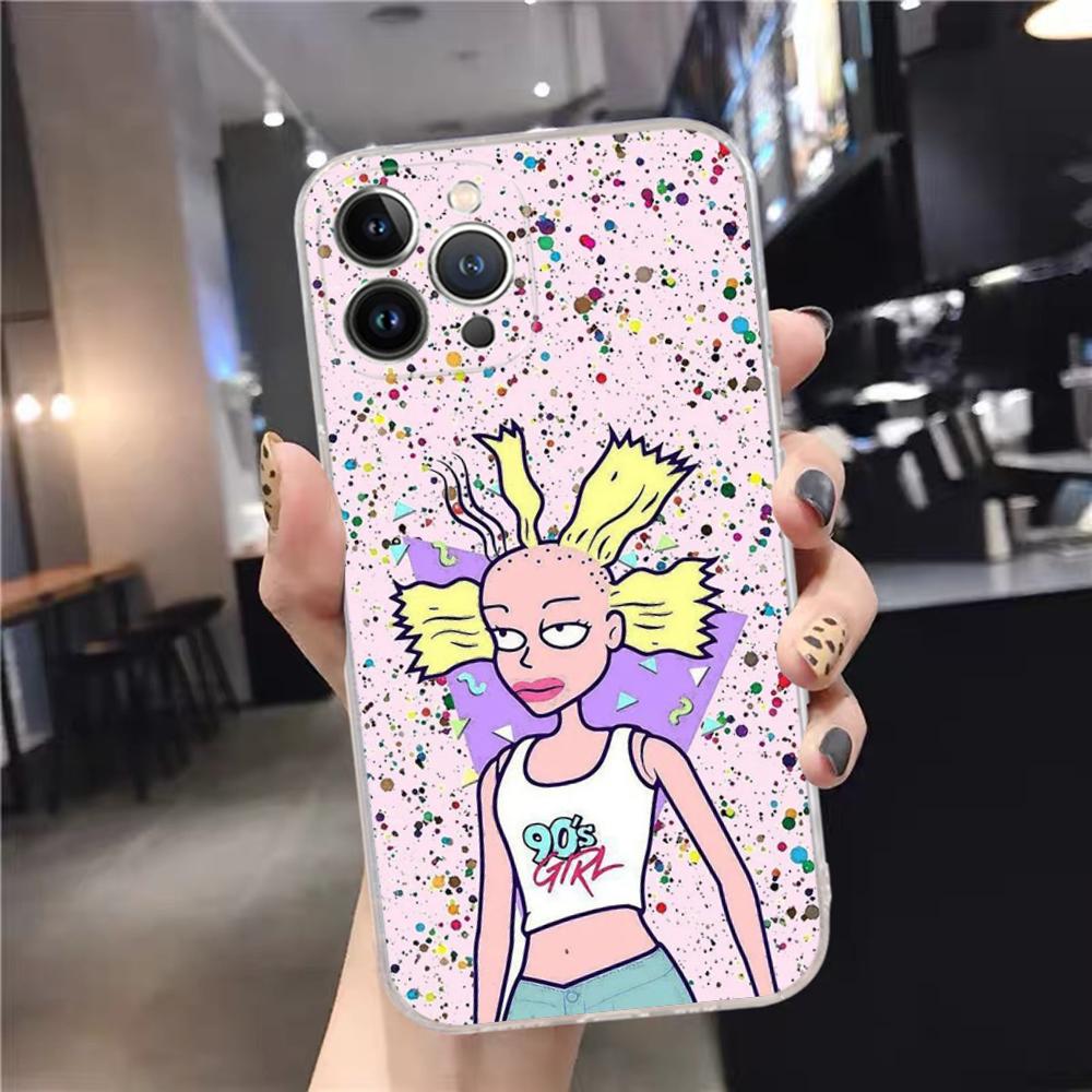 

Cartoon Funny R-Rugrats Phone Case Silicone Soft For Iphone 16 15 14 13 12 11 Pro Mini XS MAX Plus X Cover iPhone 13 mini
