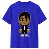 MMichael JJackson Chibi MJ Billie TShirt Harajuku T Shirts Short Sleeve Y2K Basic Tops Summer Cotton Plus Size Top Tees