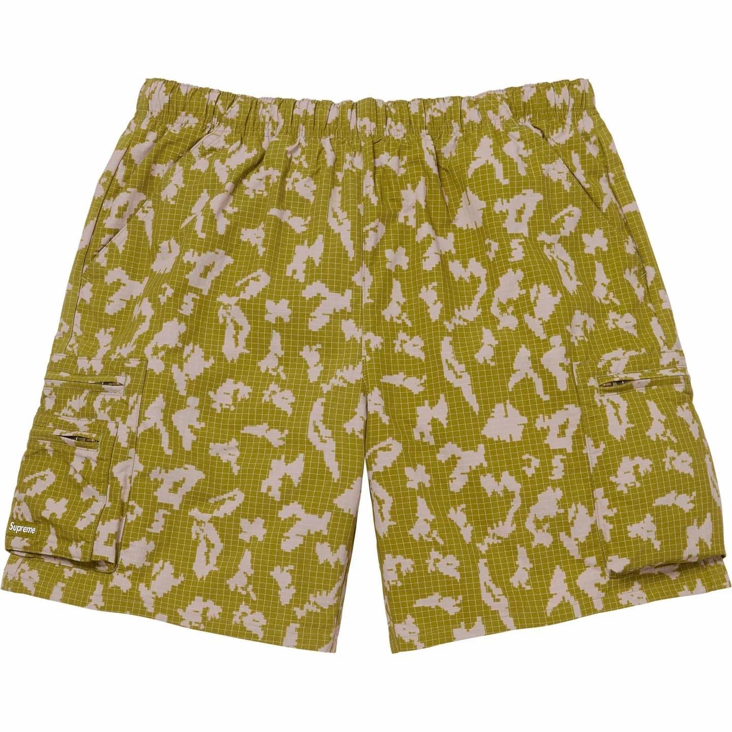 824037 Supreme Ripstop Cargo Water Short Olive Camo M