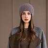 Autumn and Winter New Bald Hat Retro Wool Hat Warm Ear Protector Stack Hat Cold Hat Woman