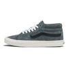 Vans Sk8 Mid Pig Suede 2 Chaussures de skate mi-hautes confortables et polyvalentes Chaussures de skate unisexes Gris VN000BWEG0Z