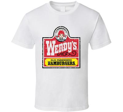 T-shirt Wendy's Fast Food Ristorante Look Usurato